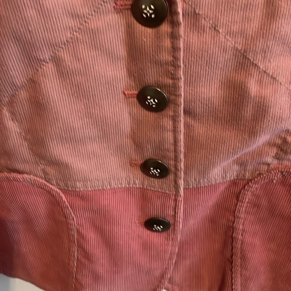Sandwich vintage pink boho corduroy blazer - Picture 3 of 7